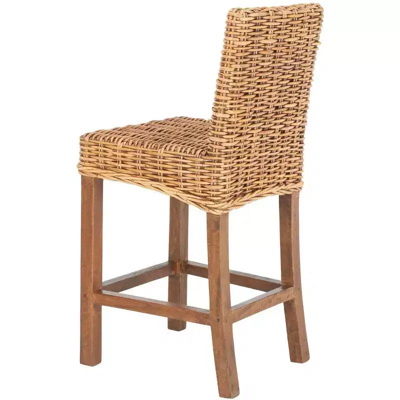 Tobie Rattan Counter Stool - BST6501 - Safavieh