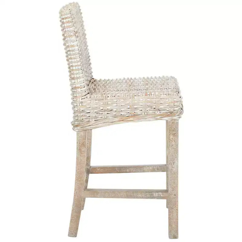 Tobie Rattan Counter Stool - BST6501 - Safavieh