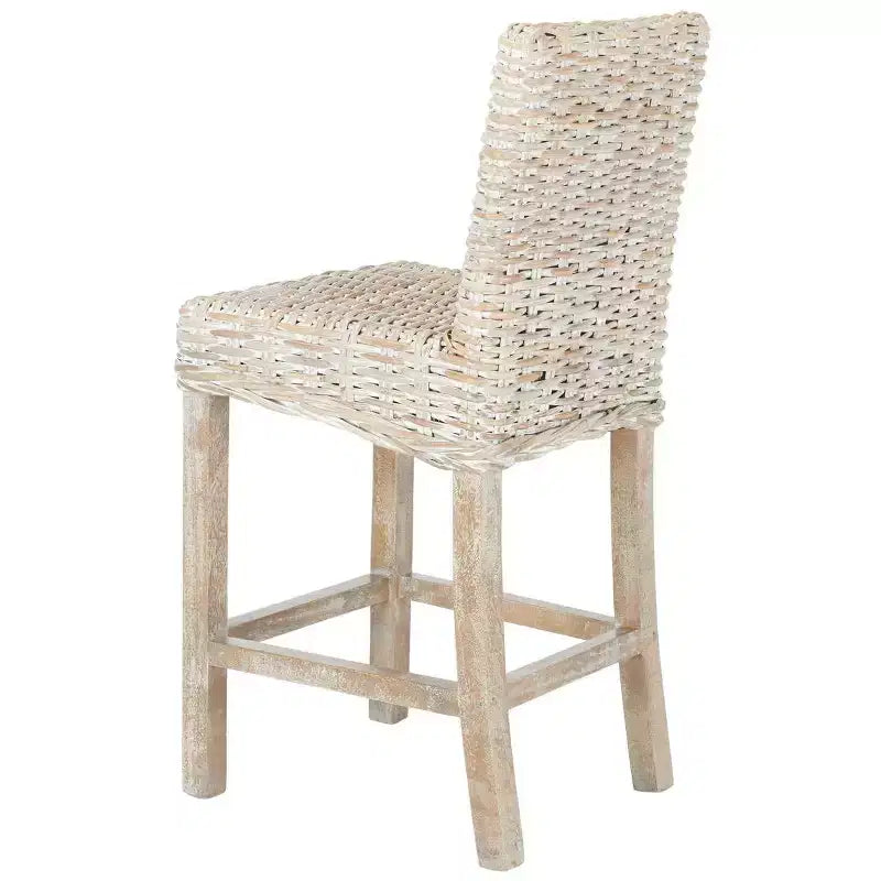 Tobie Rattan Counter Stool - BST6501 - Safavieh