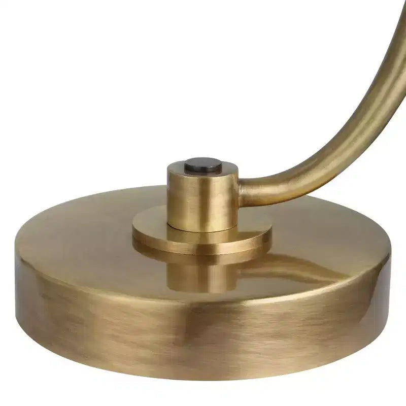 Uttermost Waveney 11 1/2W Antique Brass Round Drink Table