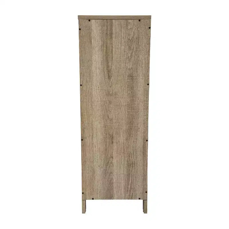 Merrick Lane 2 Drawer Bathroom Storage Cabinet Organizer with Open Display Shelf
