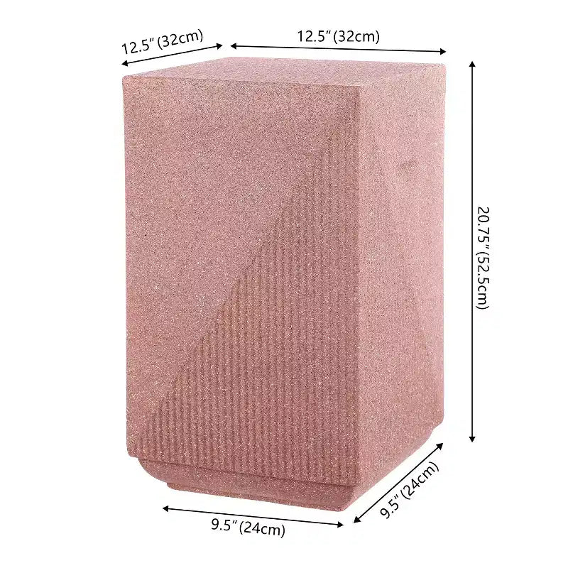 JONATHAN Y Adrian 20.75 Contemporary Minimalist Square Indoor/Outdoor Accent Table