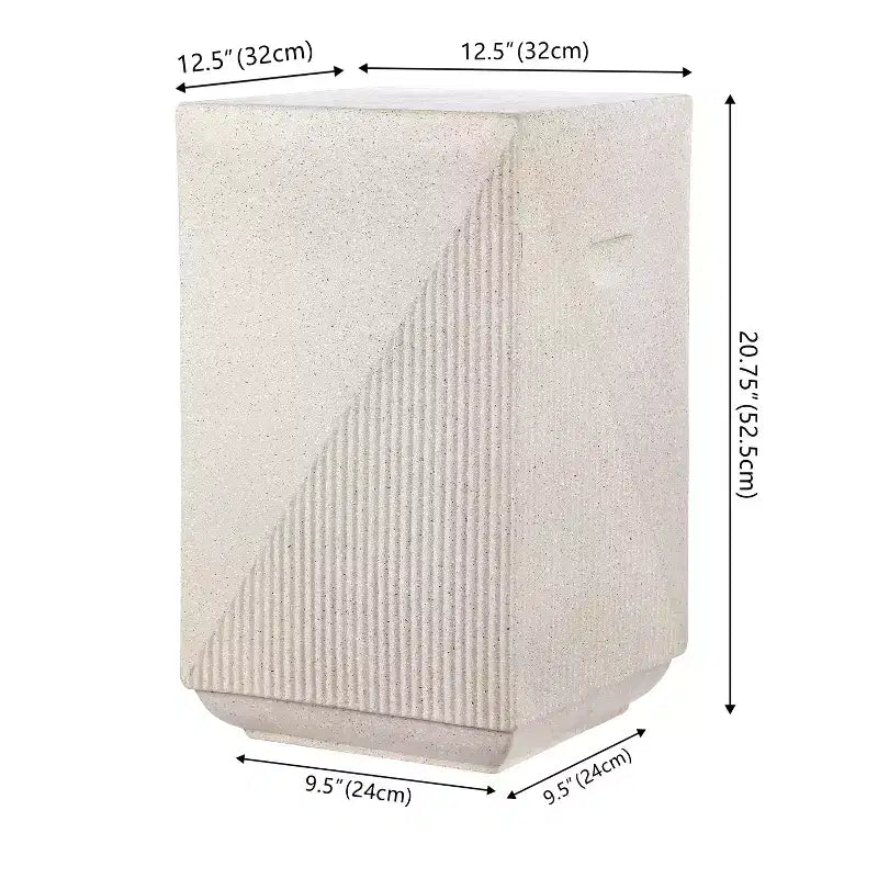 JONATHAN Y Adrian 20.75 Contemporary Minimalist Square Indoor/Outdoor Accent Table