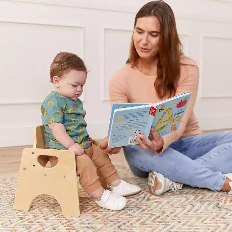 Chaise empilable en bois pour enfant de 6 po