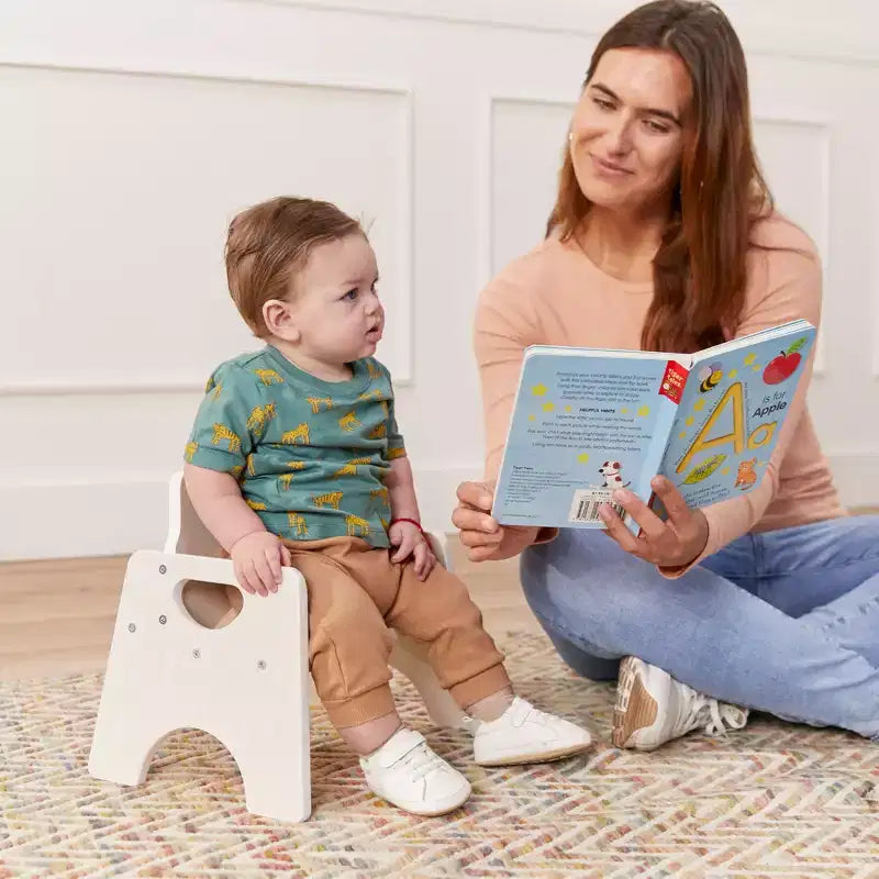 Chaise empilable en bois pour enfant de 6 po