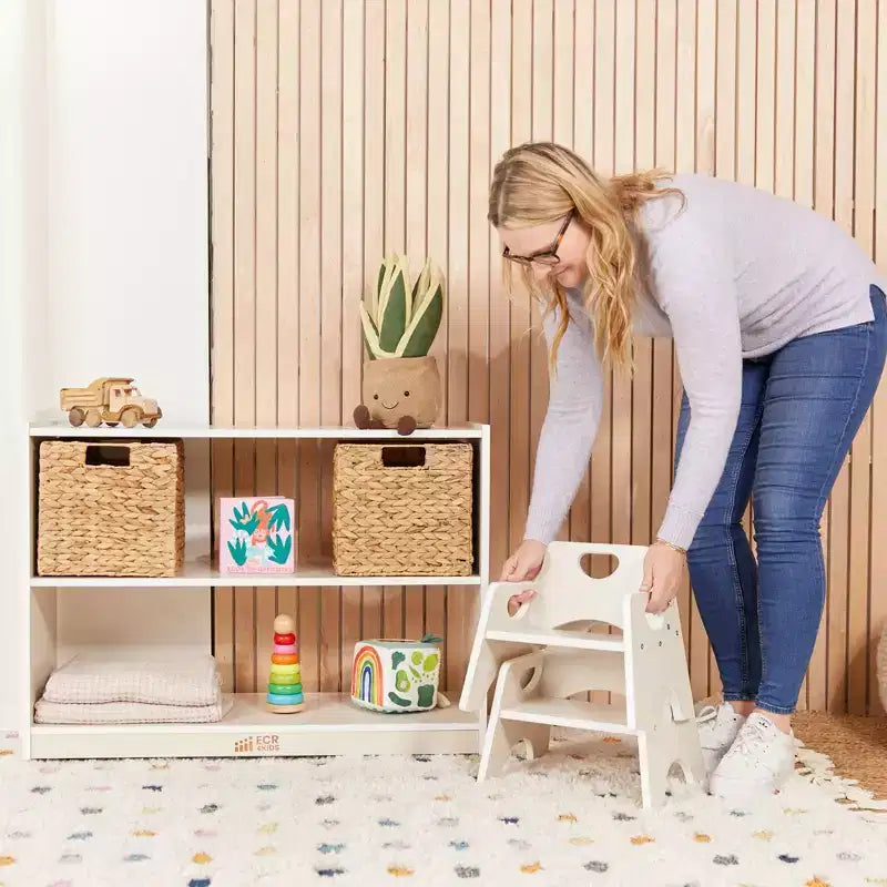 Chaise empilable en bois pour enfant de 6 po