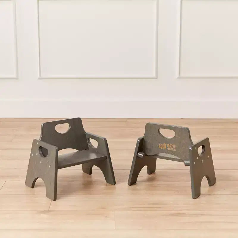 Chaise empilable en bois pour enfant de 6 po
