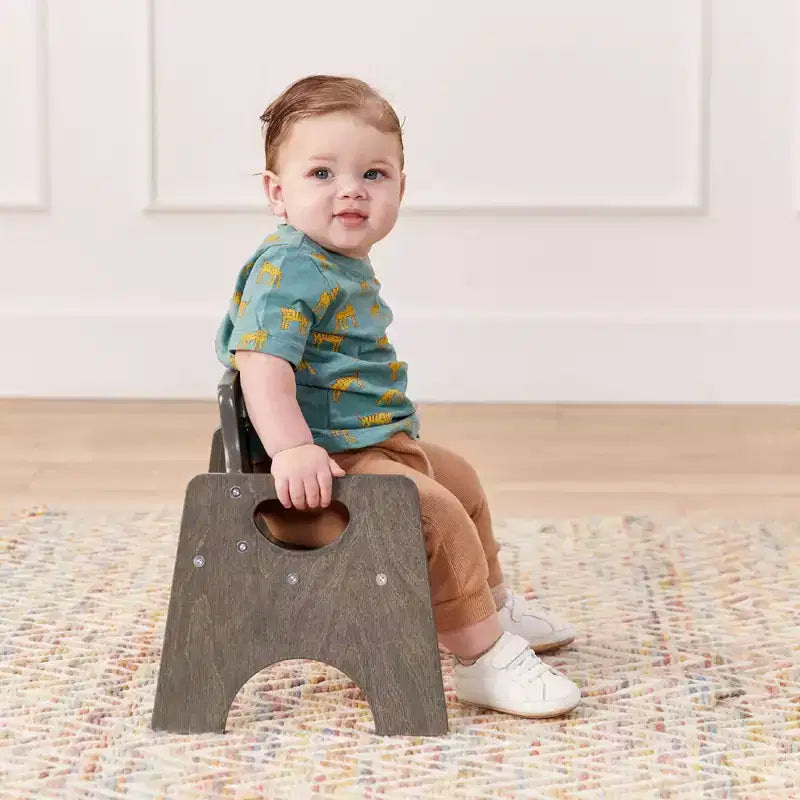 Chaise empilable en bois pour enfant de 6 po