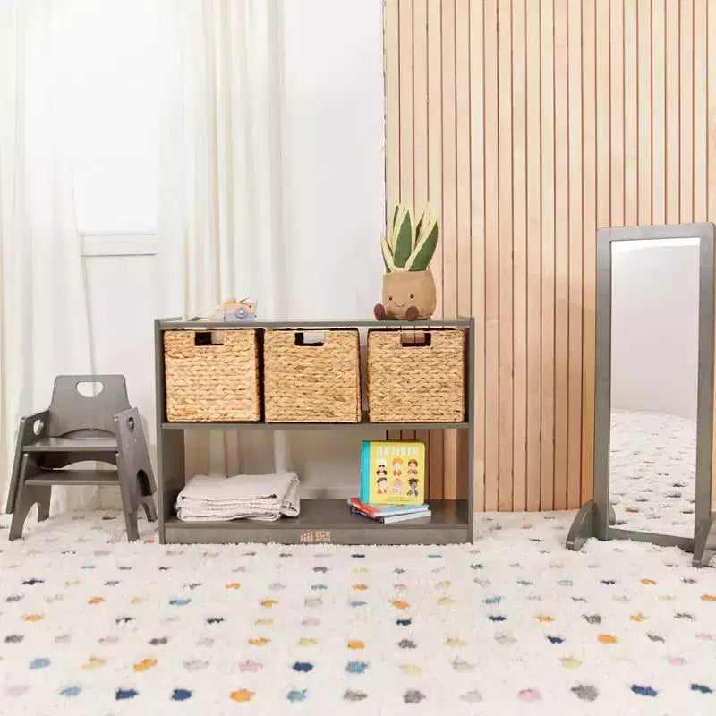 Chaise empilable en bois pour enfant de 6 po