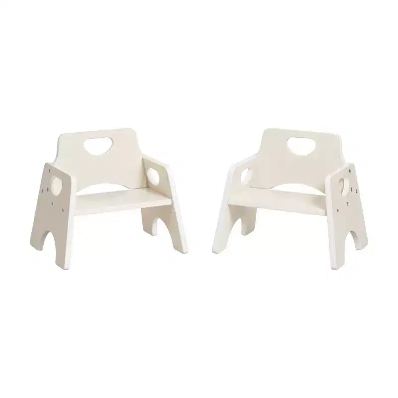 Chaise empilable en bois pour enfant de 6 po