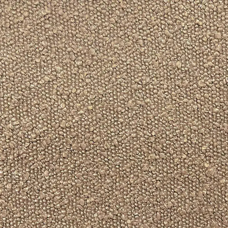 Banc moderne en fausse peau de mouton et métal