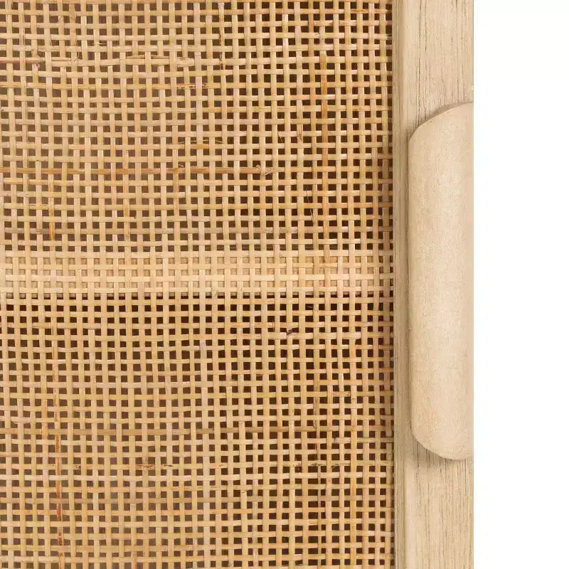 Kate & Laurel All Things Decor Ori Rattan Wall Cabinet Natural