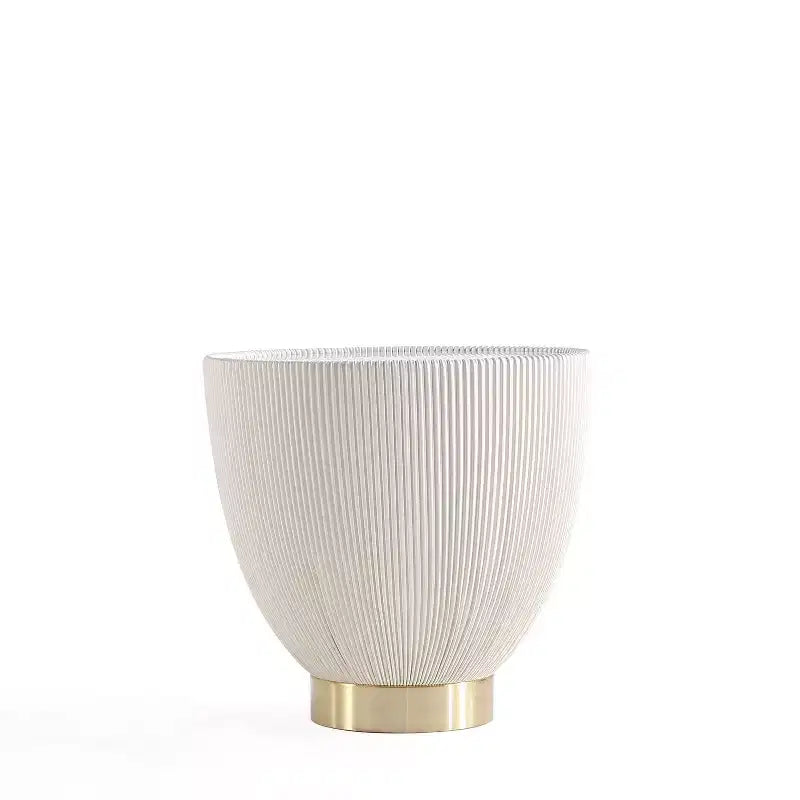 Manhattan Comfort Anderson Modern Leatherette Upholstered End Table with Ceramic Faux Marble Tabletop
