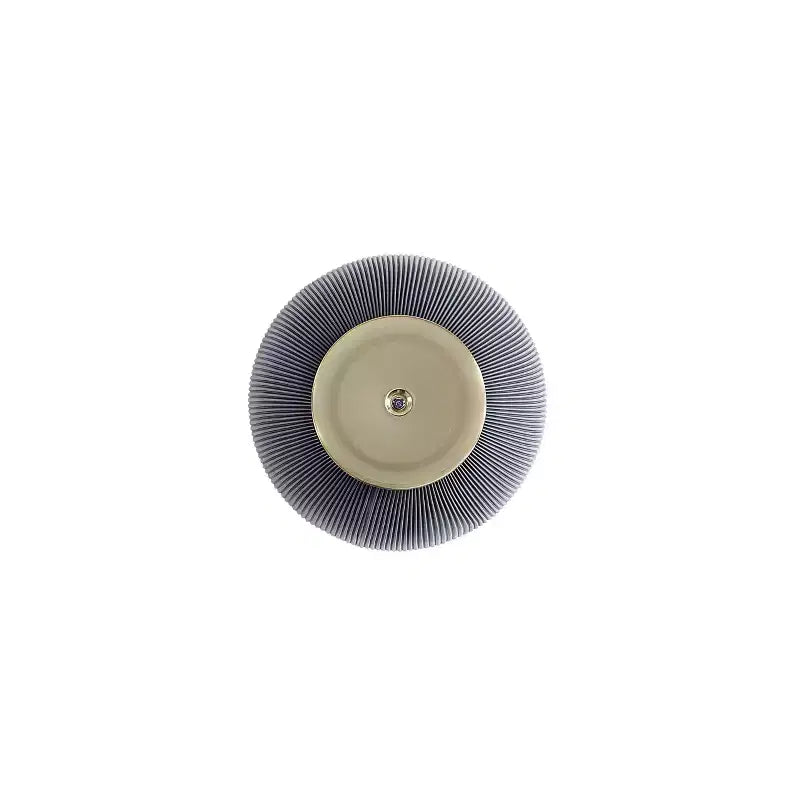 Manhattan Comfort Anderson Modern Leatherette Upholstered End Table with Ceramic Faux Marble Tabletop