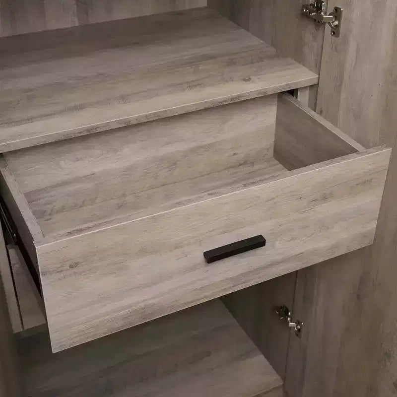 Manhattan Comfort Lee 2 Door and 2 Drawer Wardrobe Closet