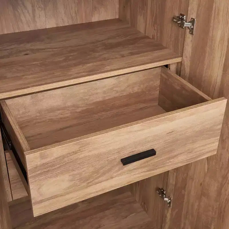 Manhattan Comfort Lee 2 Door and 2 Drawer Wardrobe Closet