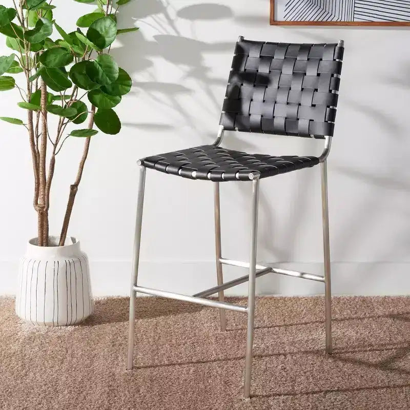 Olenna Woven Counter Stool - BST3011 - Safavieh