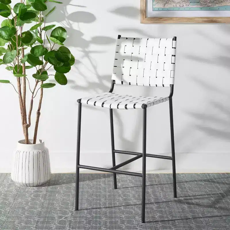 Olenna Woven Counter Stool - BST3011 - Safavieh