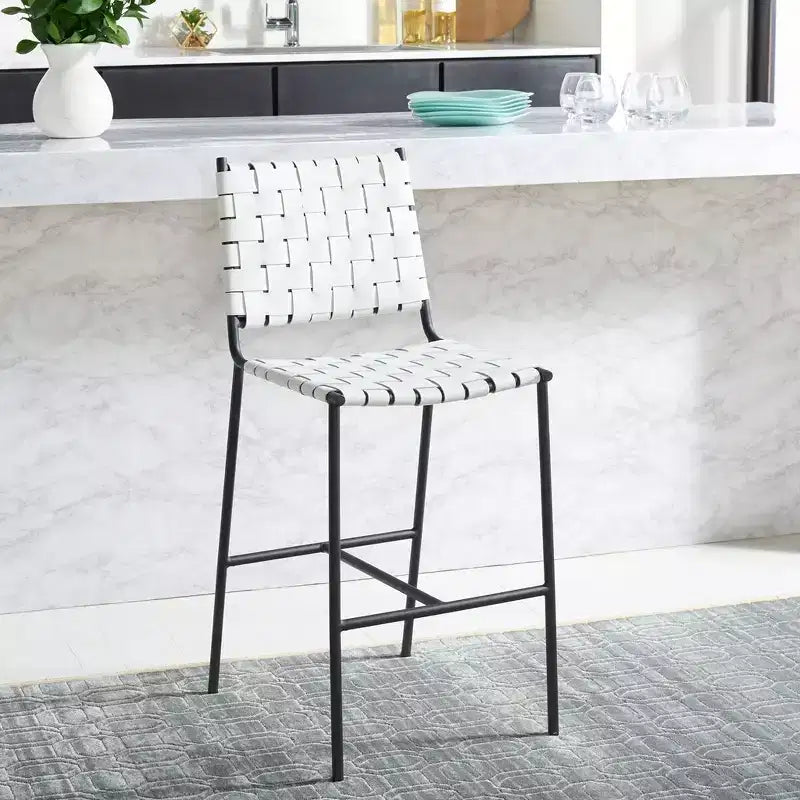 Olenna Woven Counter Stool - BST3011 - Safavieh