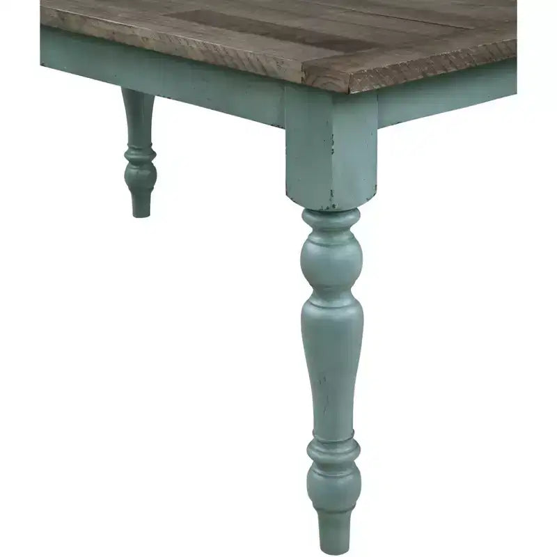 Roundhill Furniture Prato Two-Tone Wood Dining Bench