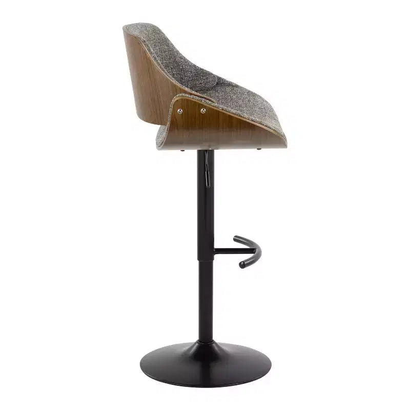 Set of 2 Fabrizzi Adjustable Barstools - LumiSource